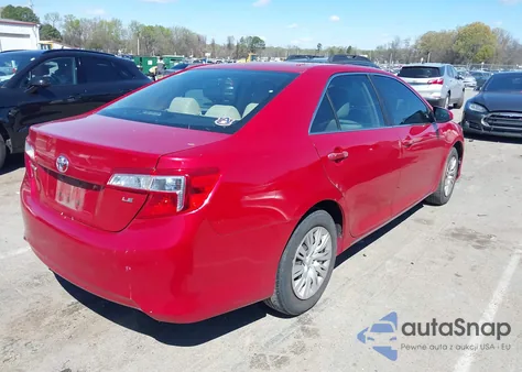 2012 Toyota Camry Le z USA, uszkodzony, nr VIN 4T1BF1FK1CU512736